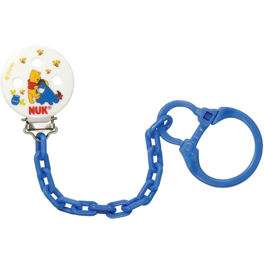 NUK, Disney, Kæde med ring til sutter, Blå