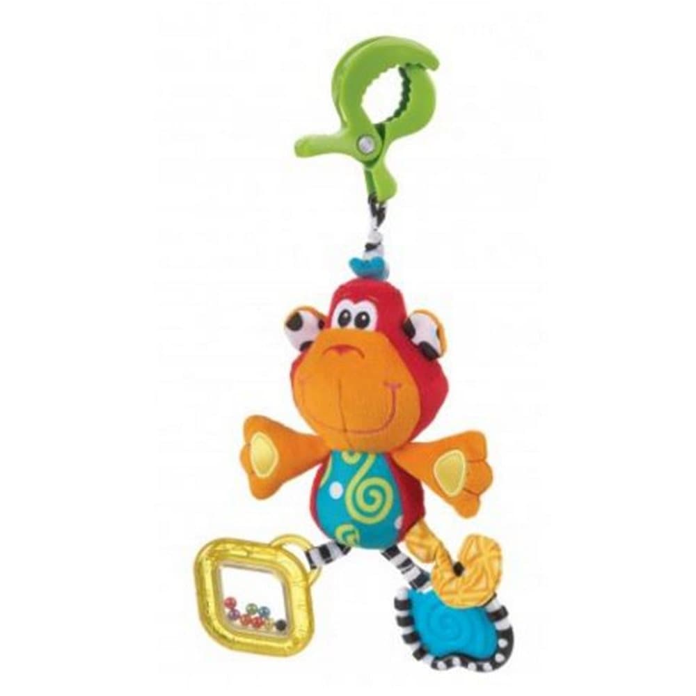 Playgro, Barnevognsleke, Dingly Dangly, Curly the Monkey