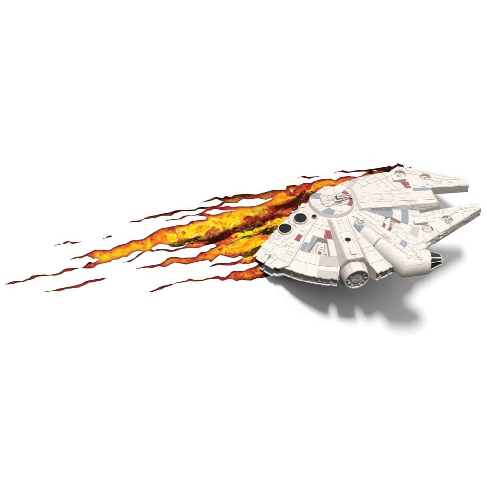 Star Wars, Væglampe, 3D, Millennium Falcon