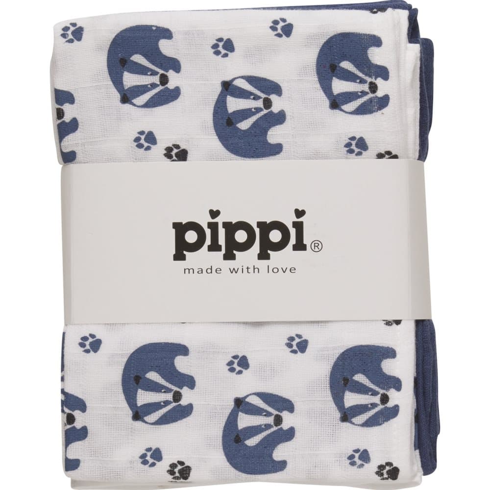 Pippi, Babyplaid/Ammeplaid, 8-pak, Grævling