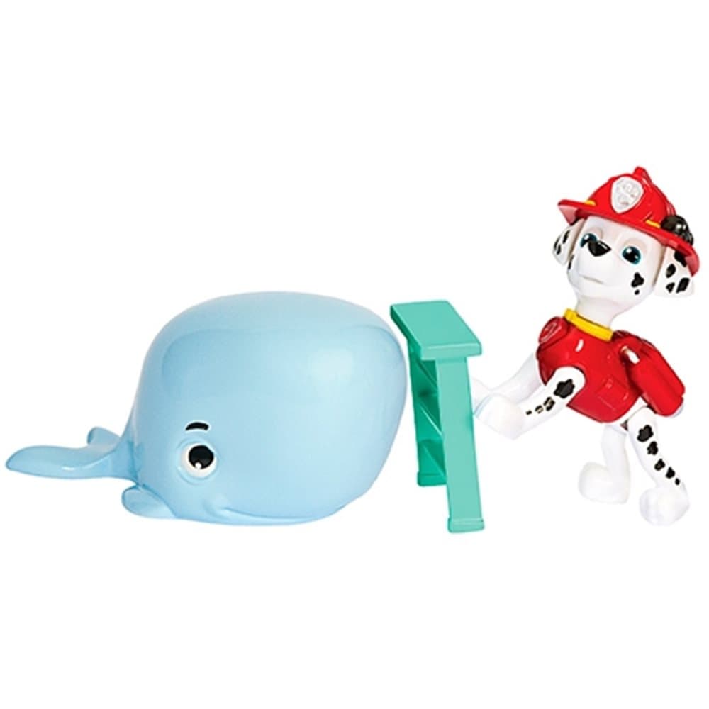 Paw Patrol, Rescue Action Pack with friends, Marshall & Baby Whale