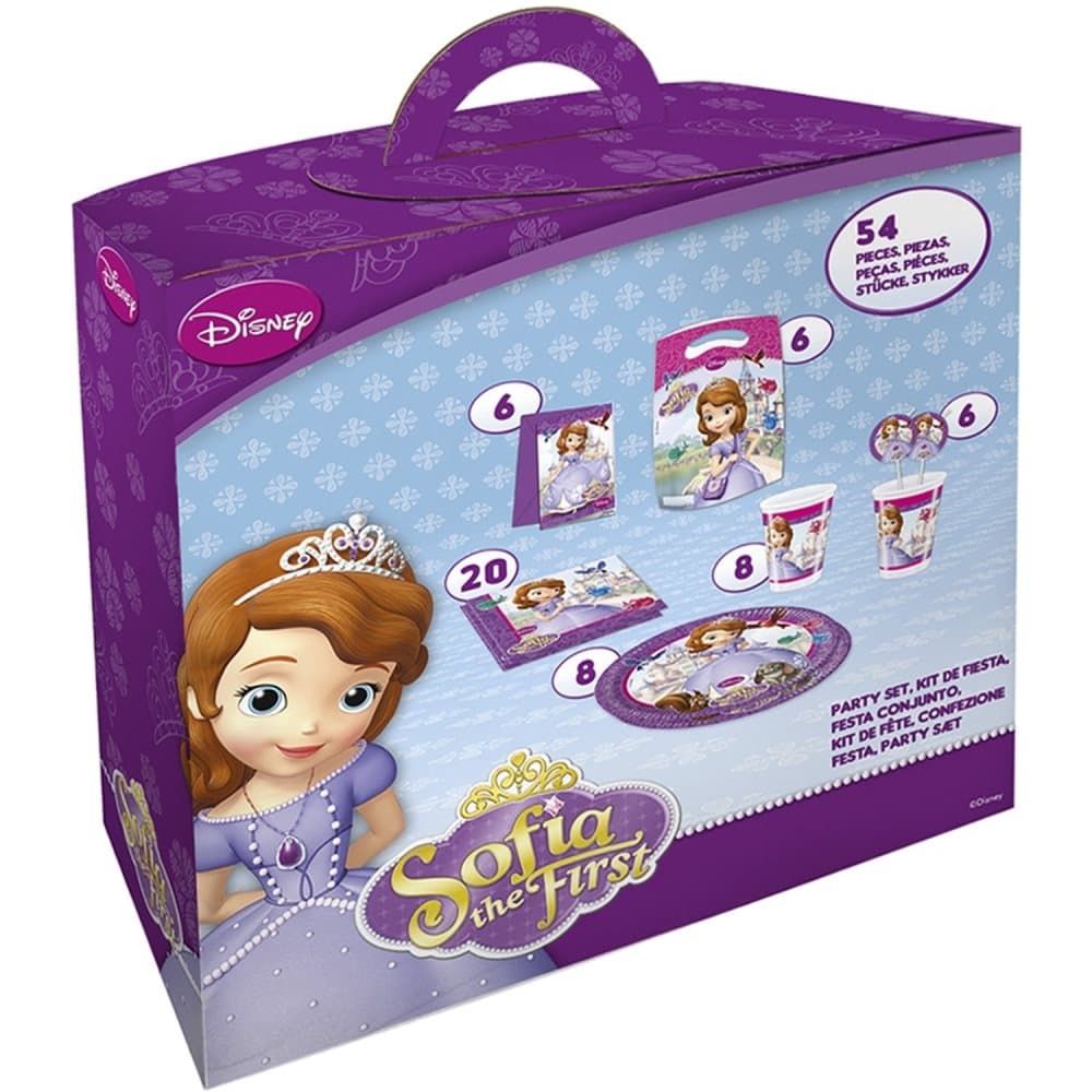 Disney Sofia the first, Partybox, 54 dele