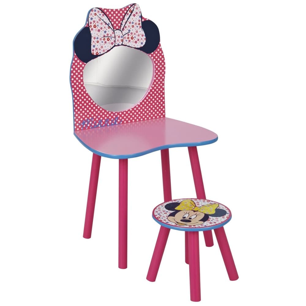 Disney Minnie Mouse, Minnie Mouse, Kampauspöytä sekä jakkara