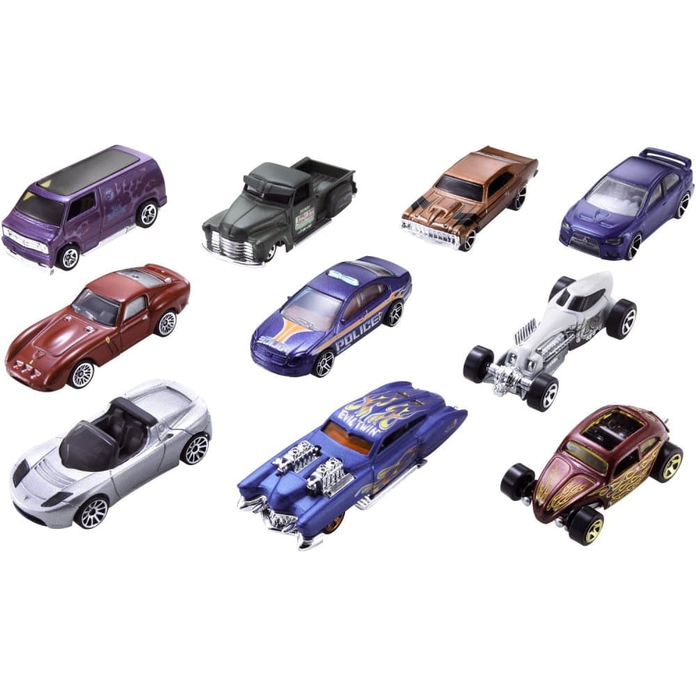 Hot Wheels, Gaveeske, 10 biler