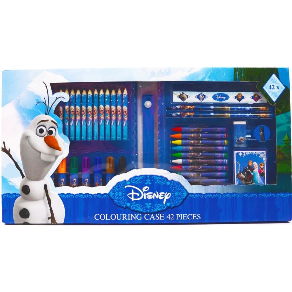 Disney Frozen, Piirustustarvikesetti, 42 osaa