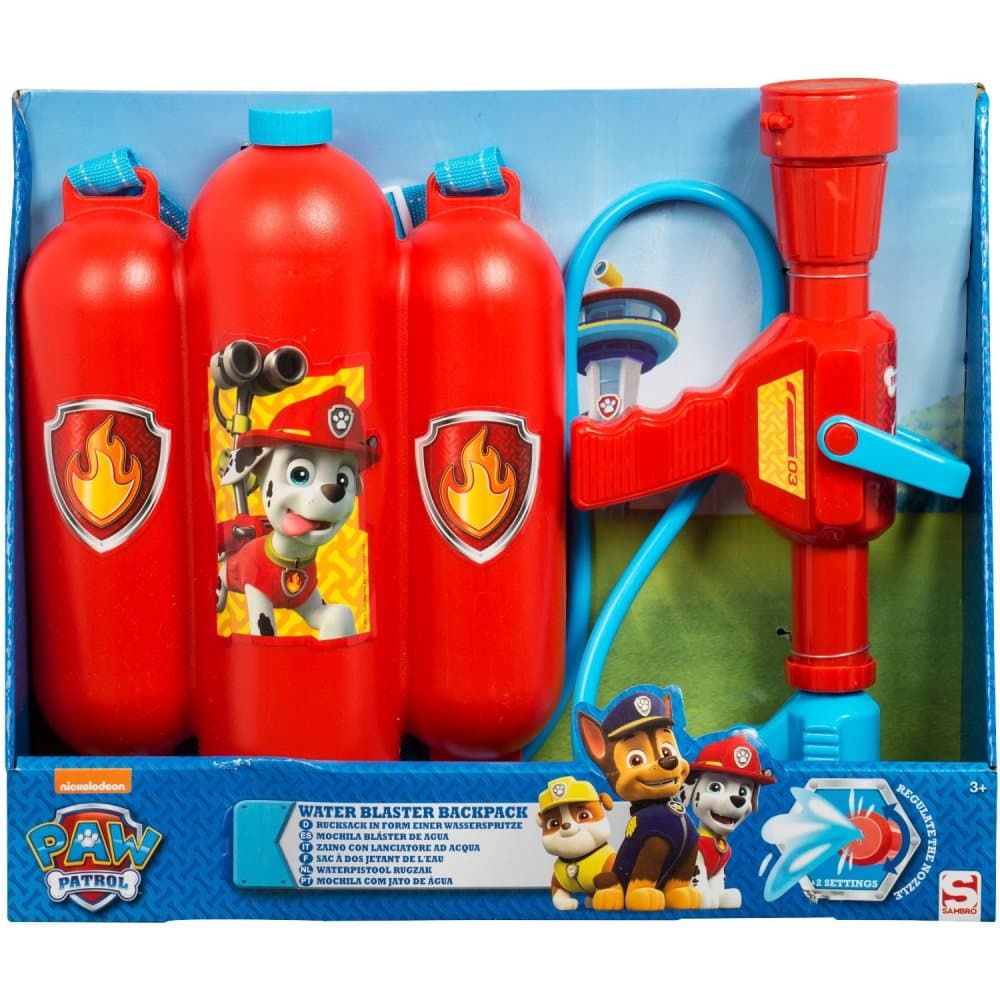 Paw Patrol, Vattenpistol, Water Blaster Backpack