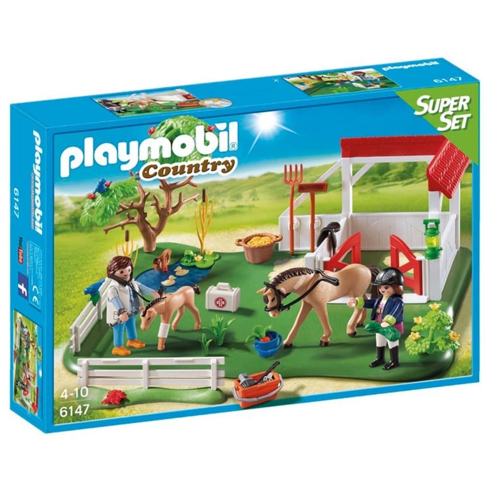 Playmobil, 6147, Horse Paddock SuperSet
