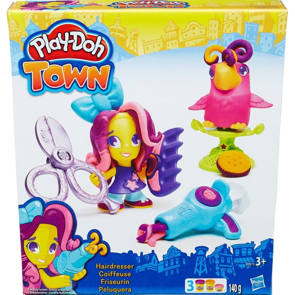 Play-Doh, Muovailuvaha, Town figure & pet, Hairdresser & Pet