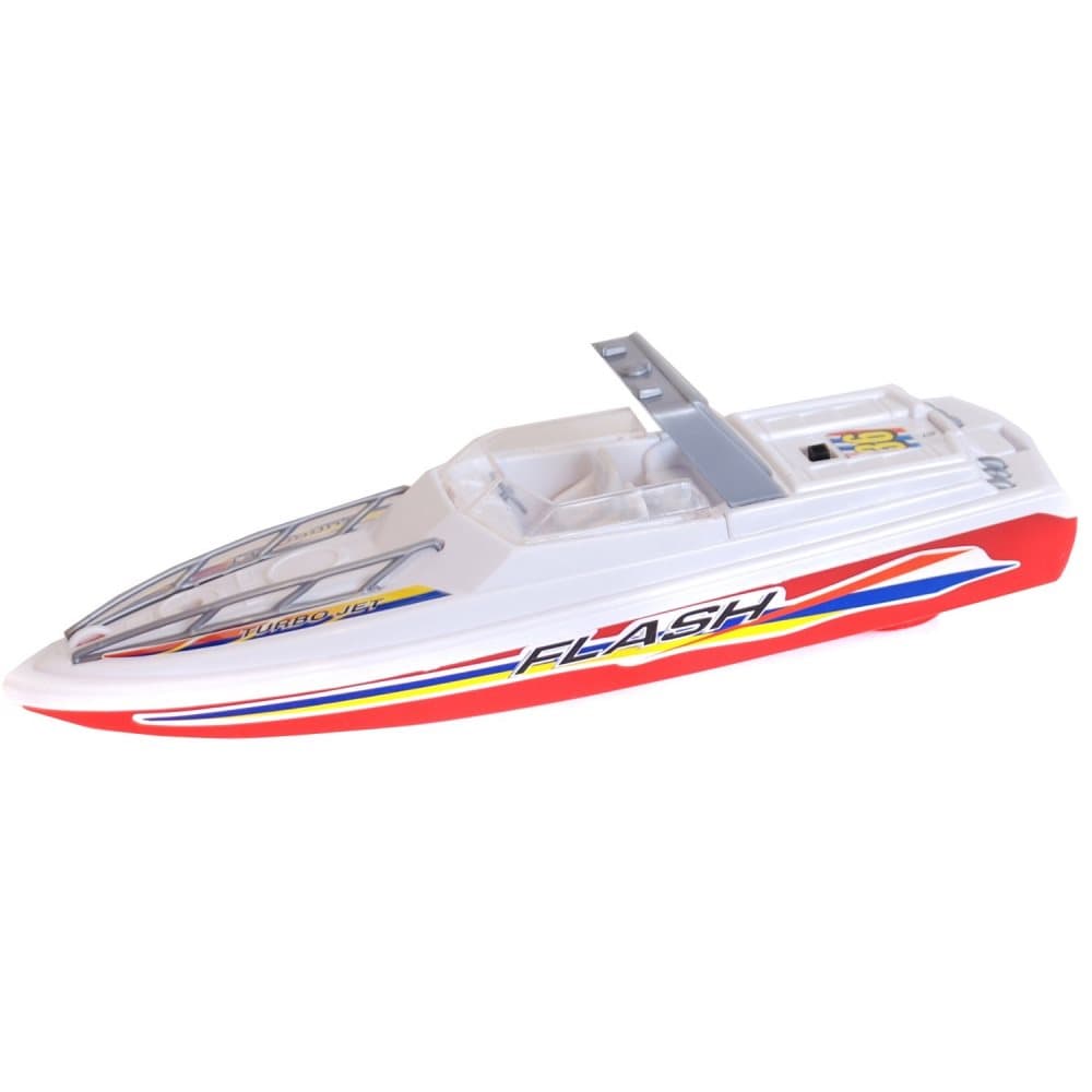 Play, Batteridriven Båt, 27 cm, Röd