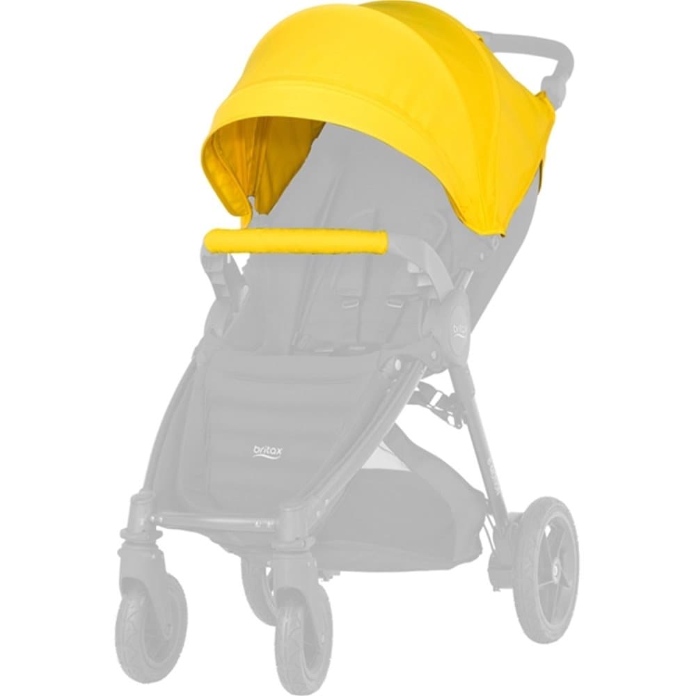 Britax, Sufflett og tekstilsett til B-Agile Plus/B-Motion Plus, Sunshine Yellow