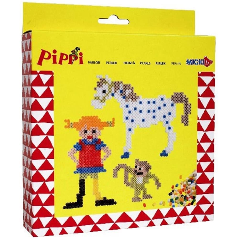 Pippi Långstrump, Pippi Langstrømpe, Perlesæt, 2000 perler