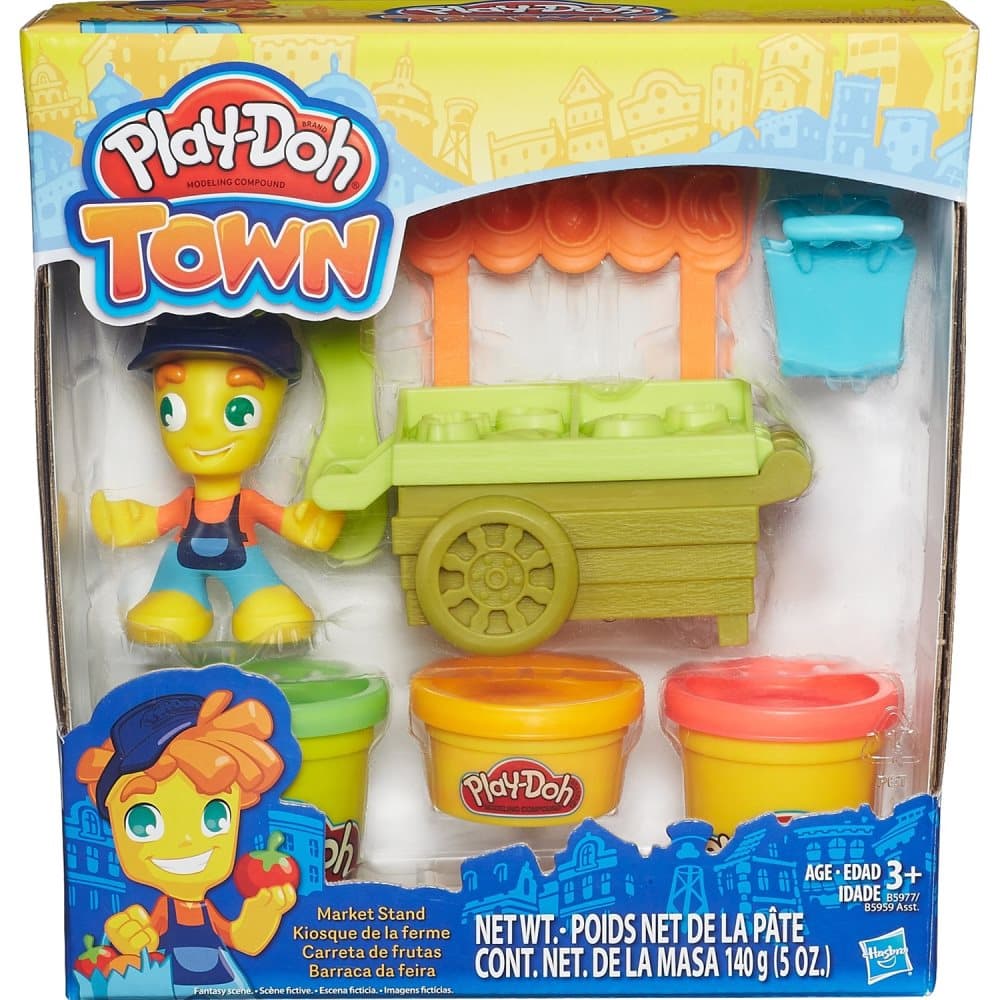 Play-Doh, Muovailuvaha, Town Mini Vehicle, Town Market Stand