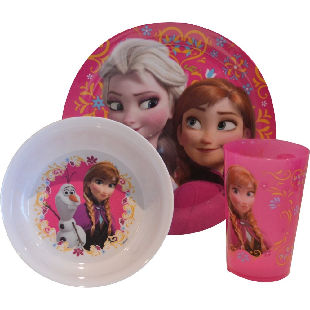 Disney Frozen, Servise, 3 deler | CDON Frost Frozen Kopp og veske Barneservise Disney