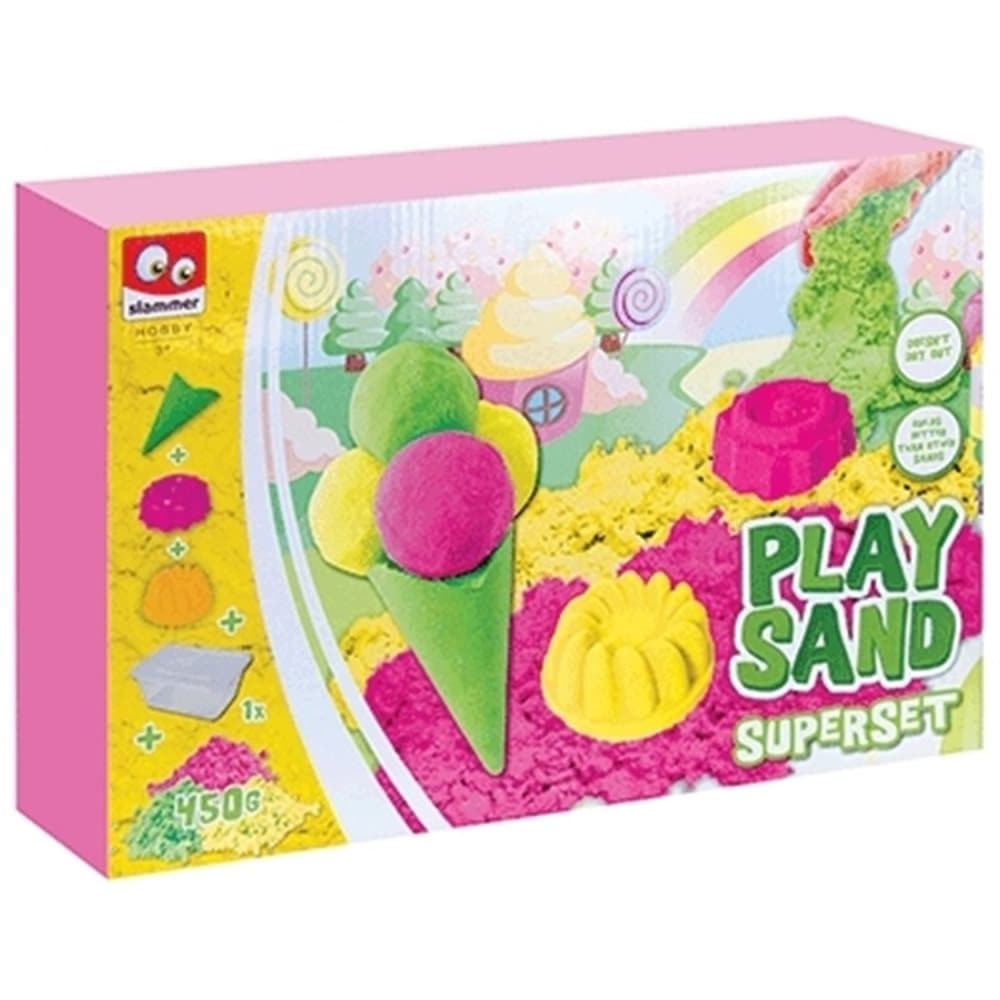 Play, Slammer, Leikkihiekka, Jäätelö, 450 grammaa
