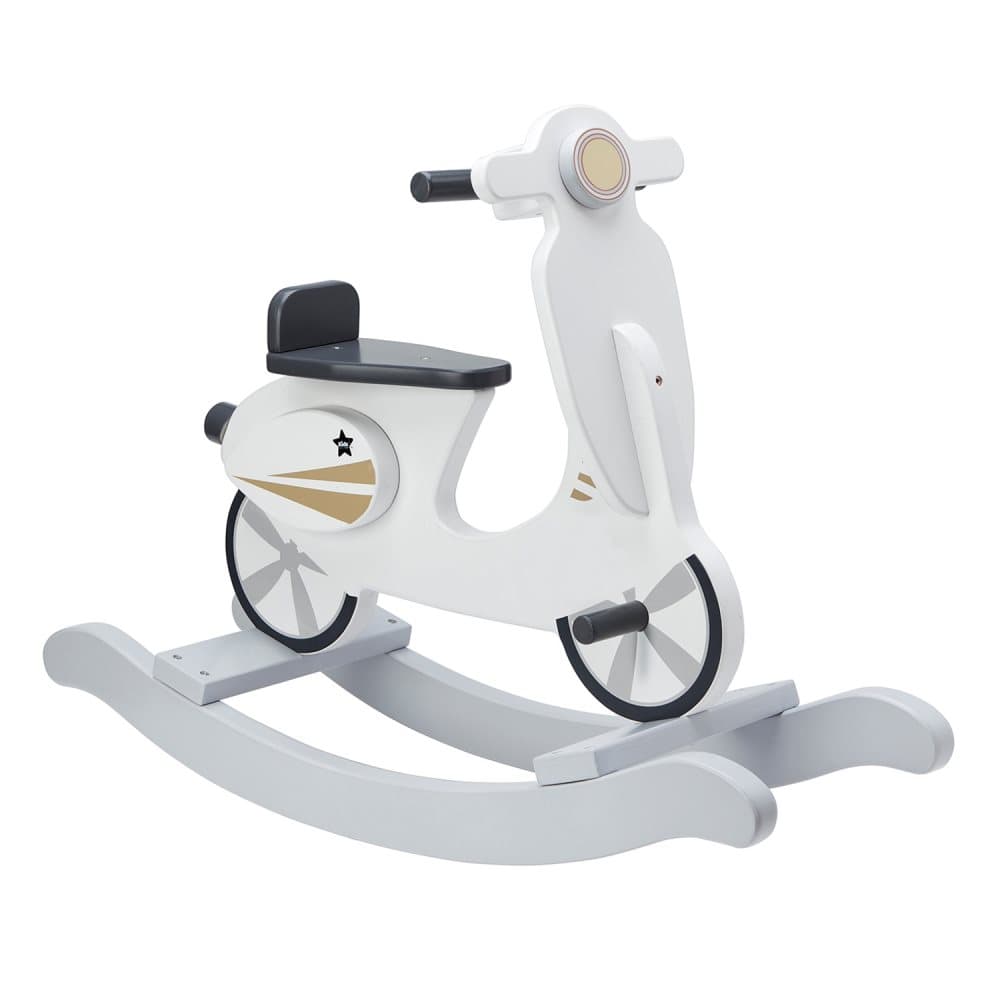 Kids Concept, Gynge-Scooter, Grå/Hvid