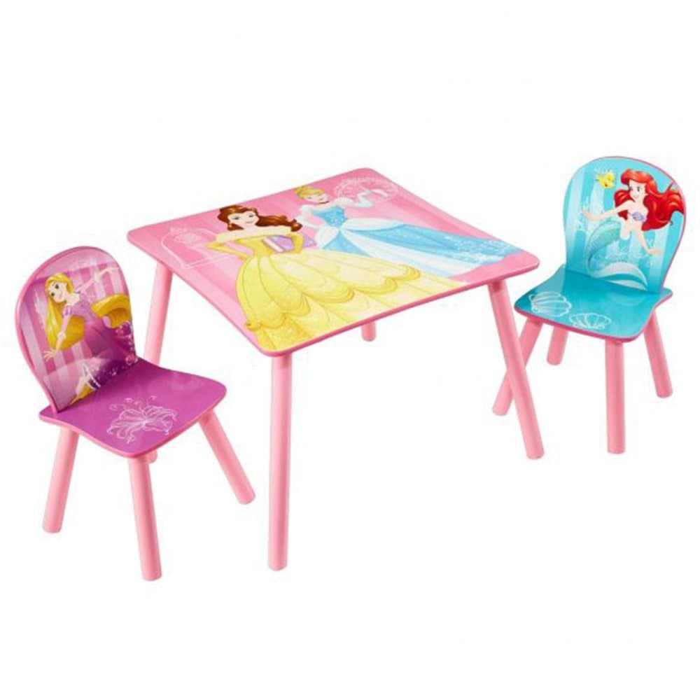 Disney Princess, Disney Prinsesse Bord og 2 Stole