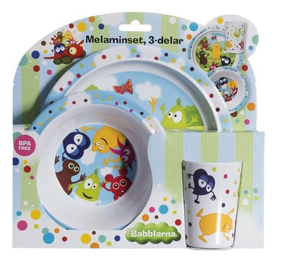 Babblarna Melamine set 3 parts