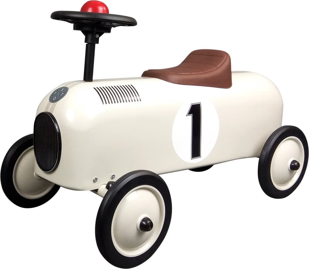 STOY, Retro Racerbil Elfenbetsvit
