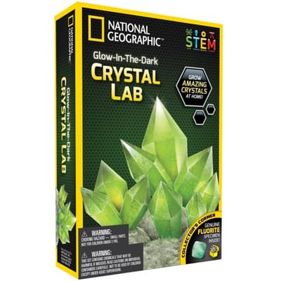 National Geographic Experiment Glow in the dark Crystal Lab