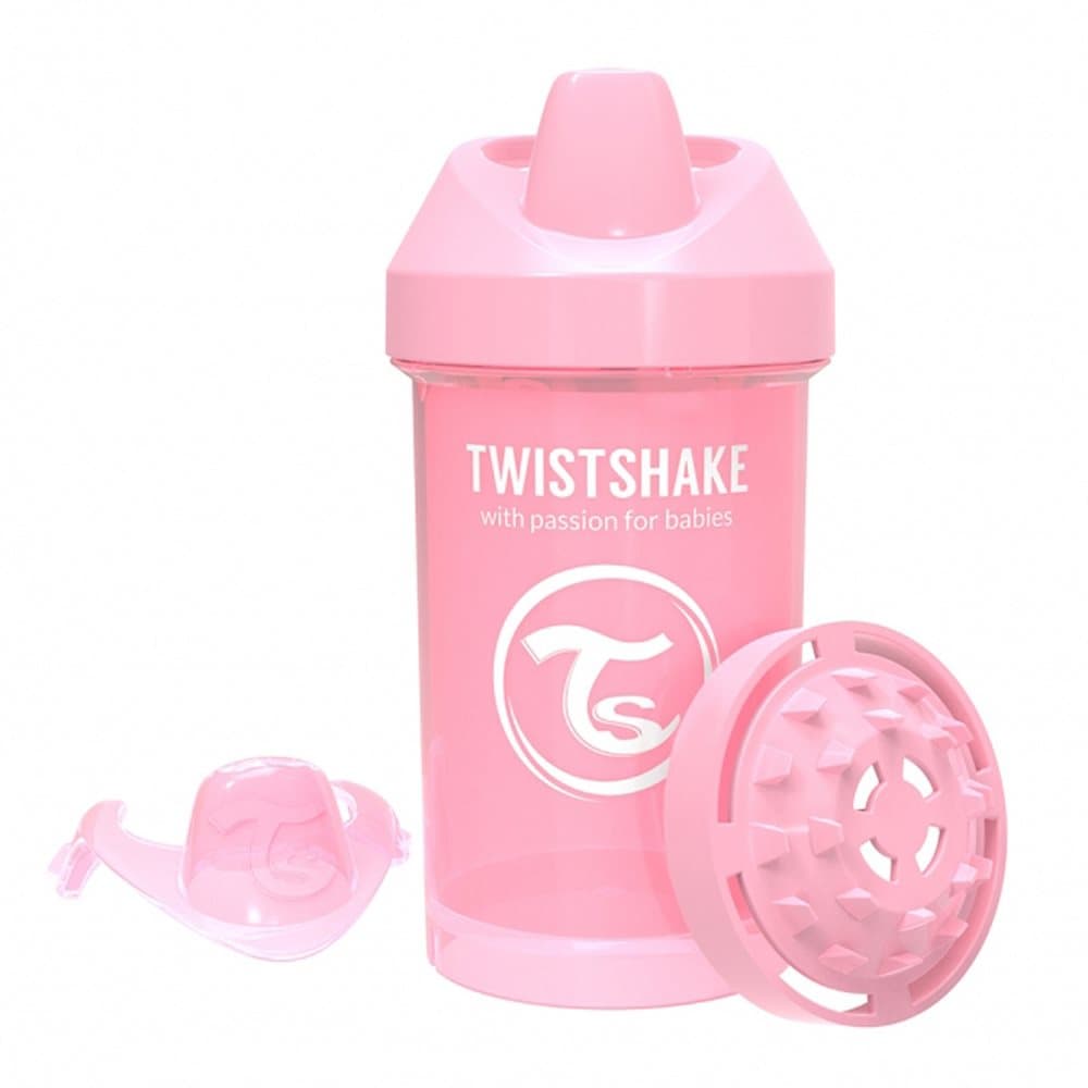 Twistshake, Sippy 8+ m 300 ml Pastel Pink