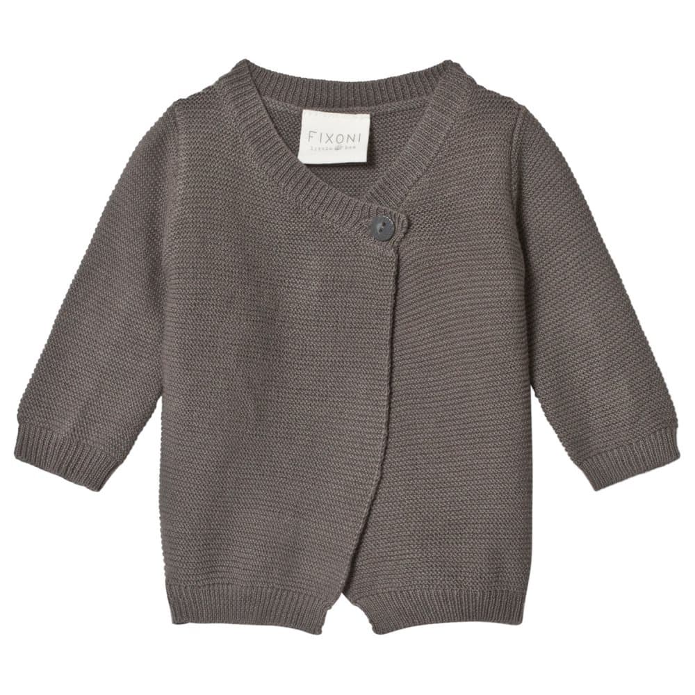 Fixoni, Premature Strikket Cardigan Grey Melange