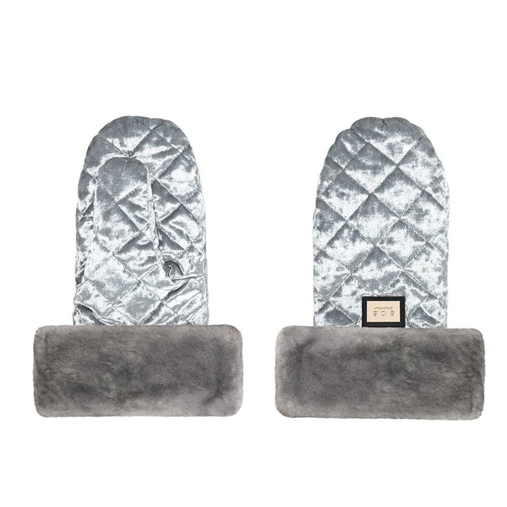 Bjällra of Sweden, Håndmuffer Grey Velvet