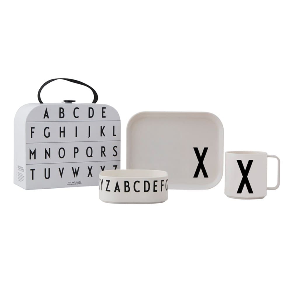 Design Letters, Tritan Måltidssett – X Hvit