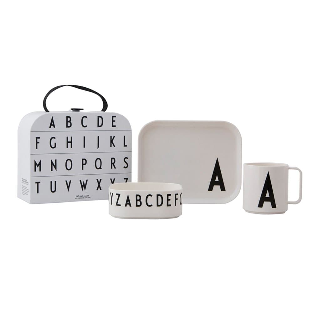 Design Letters, Tritan Måltidssett – A Hvit