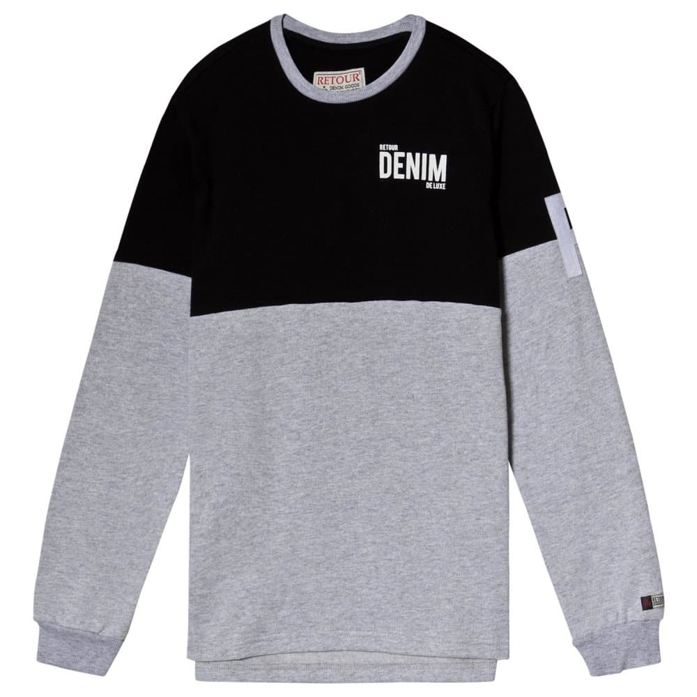 Retour, Charles Trøje Ash Grey Melange