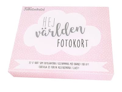 Jabadabado Milestone card rosa