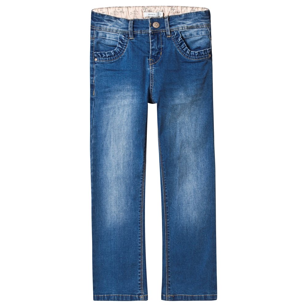Name It, Becky Denim Tereza Pant Medium Blue Leker CDON.COM Name it stretch bukser barn bukser, sammenlign priser og