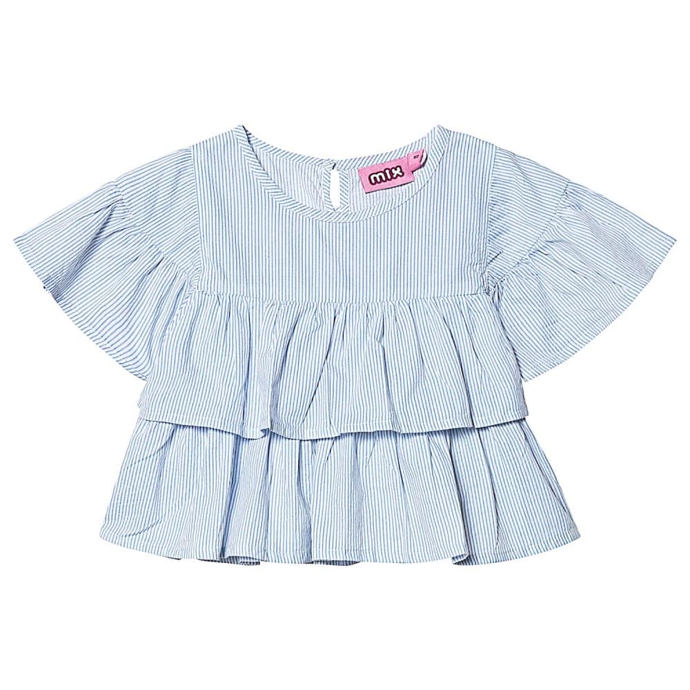 Max Collection, Blouse Lt Blue/White