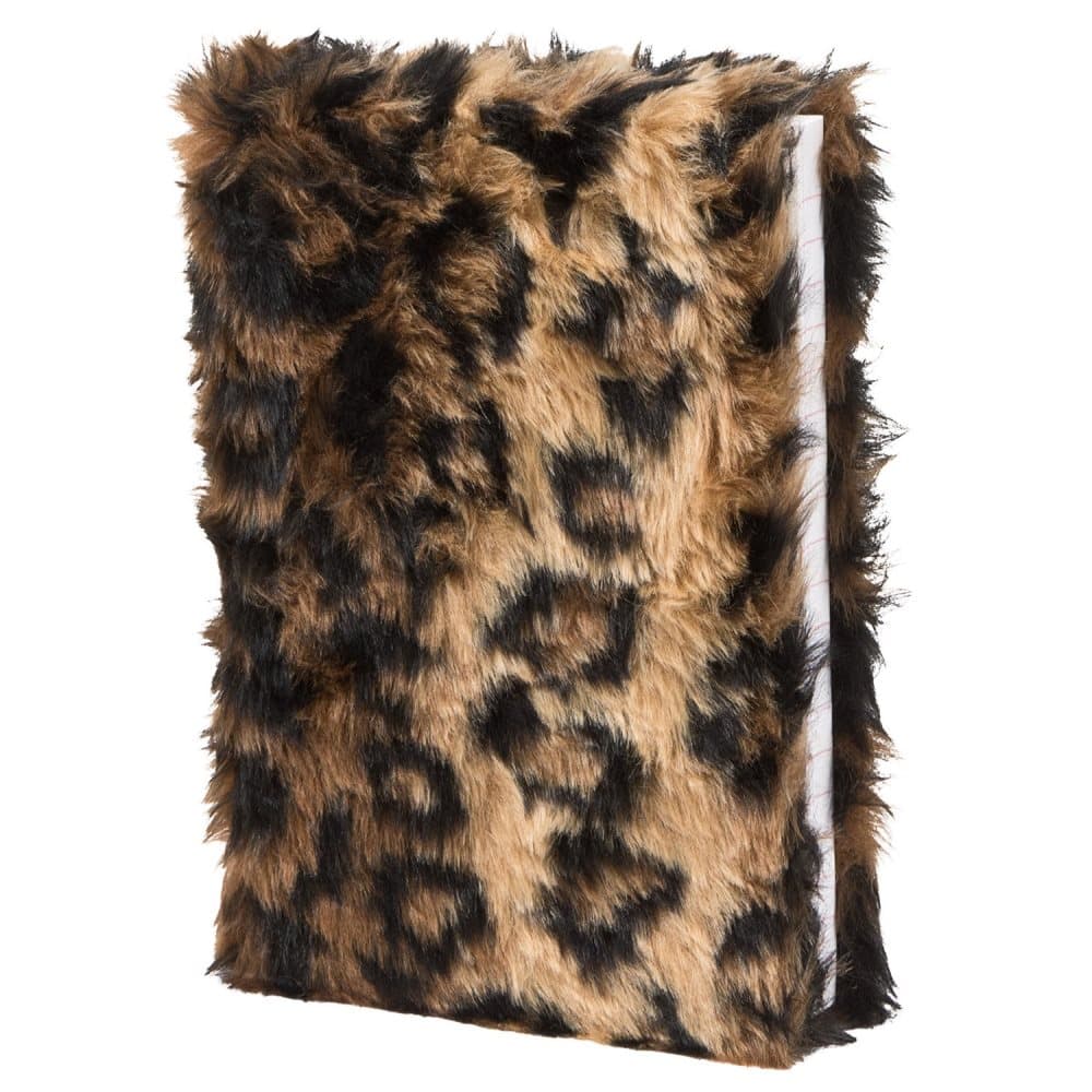 Play, ANT BOK A5 PLYSCH LEOPARD PLAIN