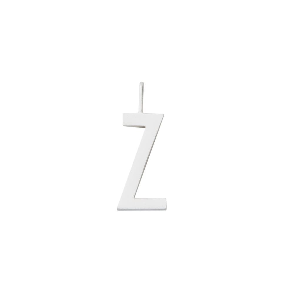 Design Letters, 16 mm Matt 925 Sterling Silver - Z