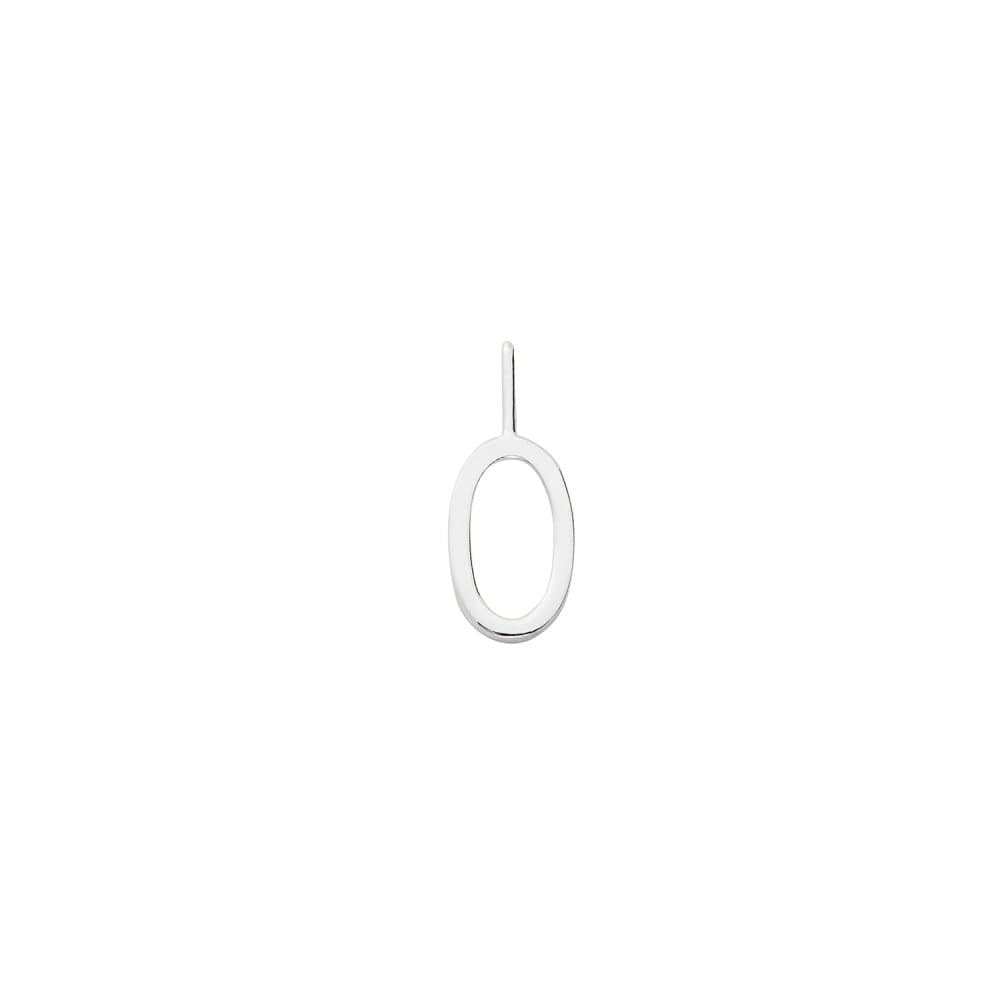 Design Letters, 10 mm 925 Sterling Silver - O