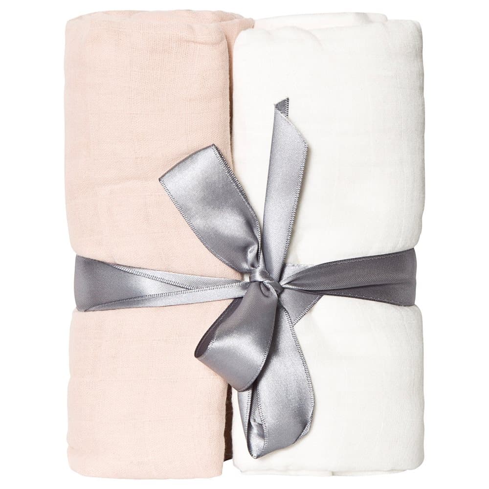 Buddy & Hope, Muslin Filt 2-Pakk Rosa