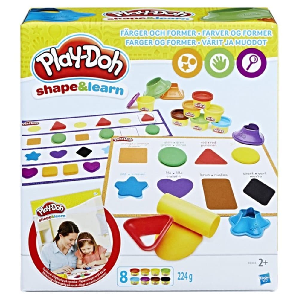 Play-Doh, Forma och Lär Färger och Former