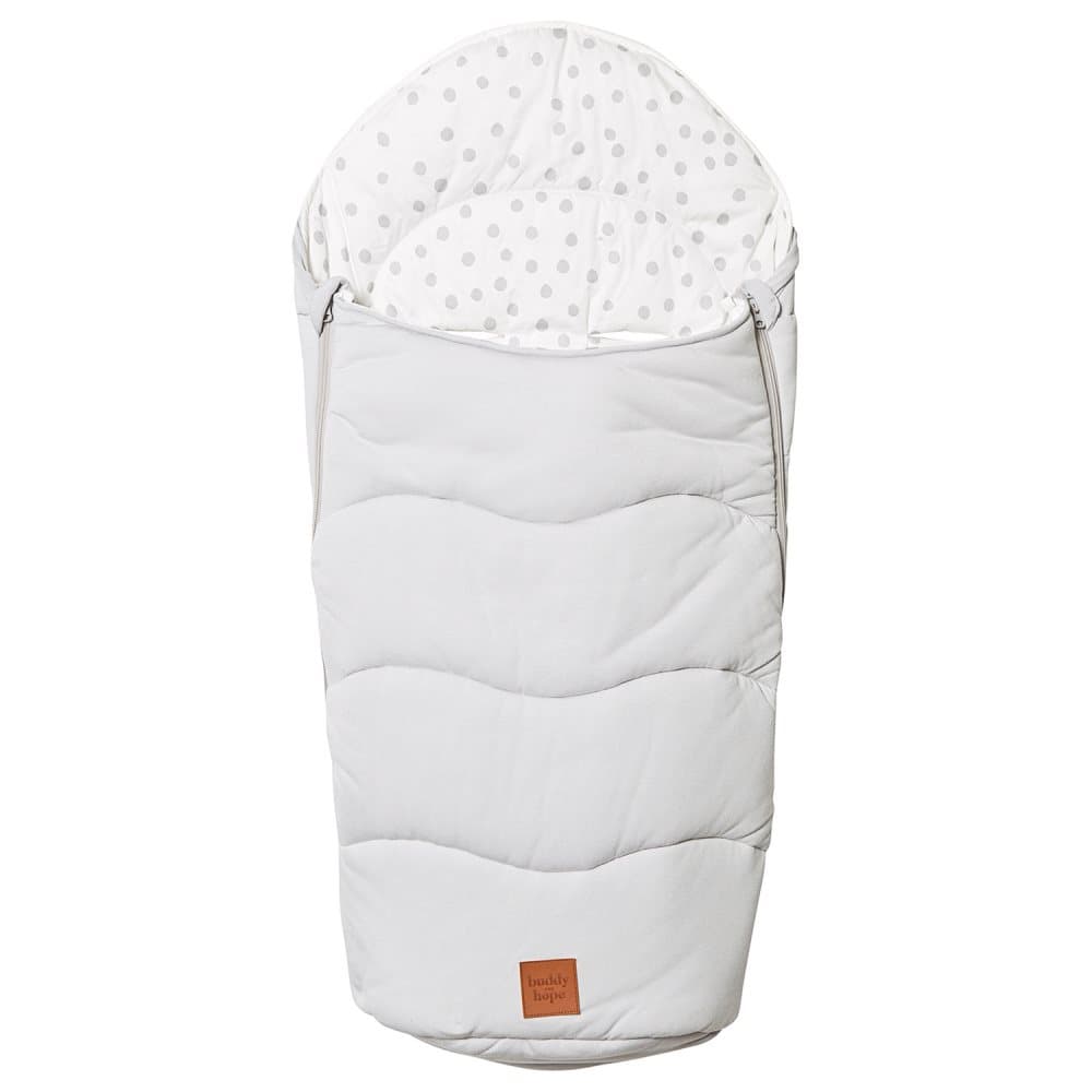 Buddy & Hope, Footmuff Light Grey