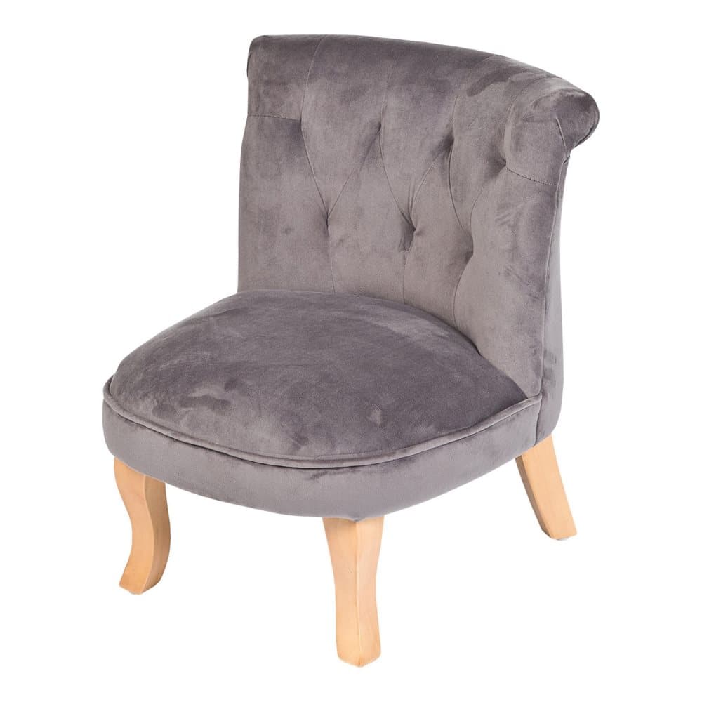 JOX, Furniture Armchair Emma Velvet Grey