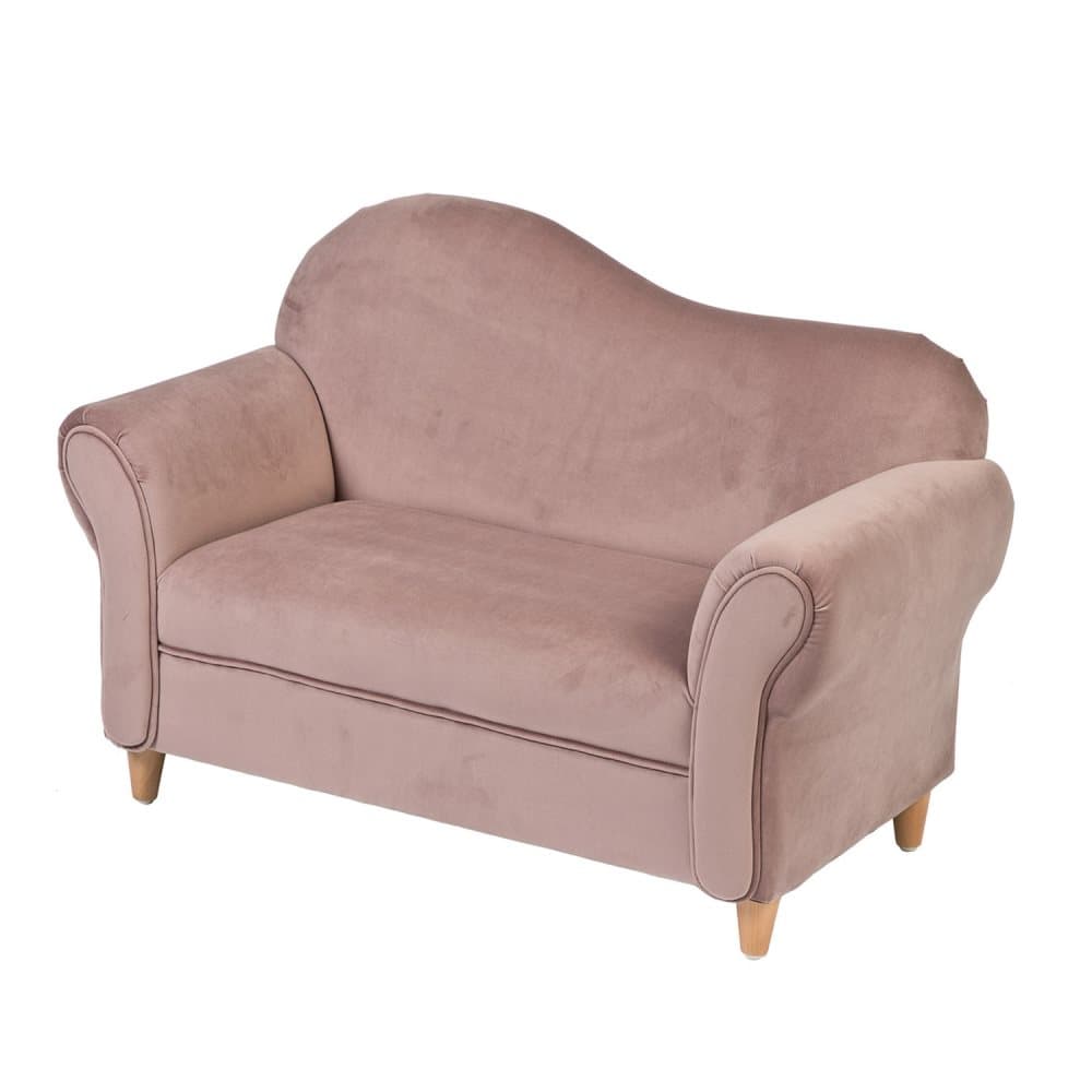 JOX, Sofa i Børnestørrelse Uden Knapper Dusty Pink
