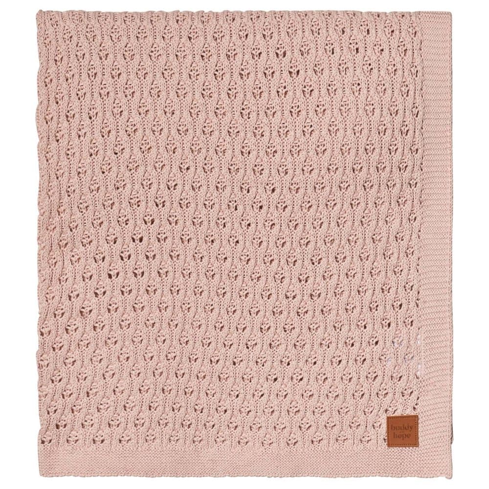 Buddy & Hope, Strikket Filt Rosa