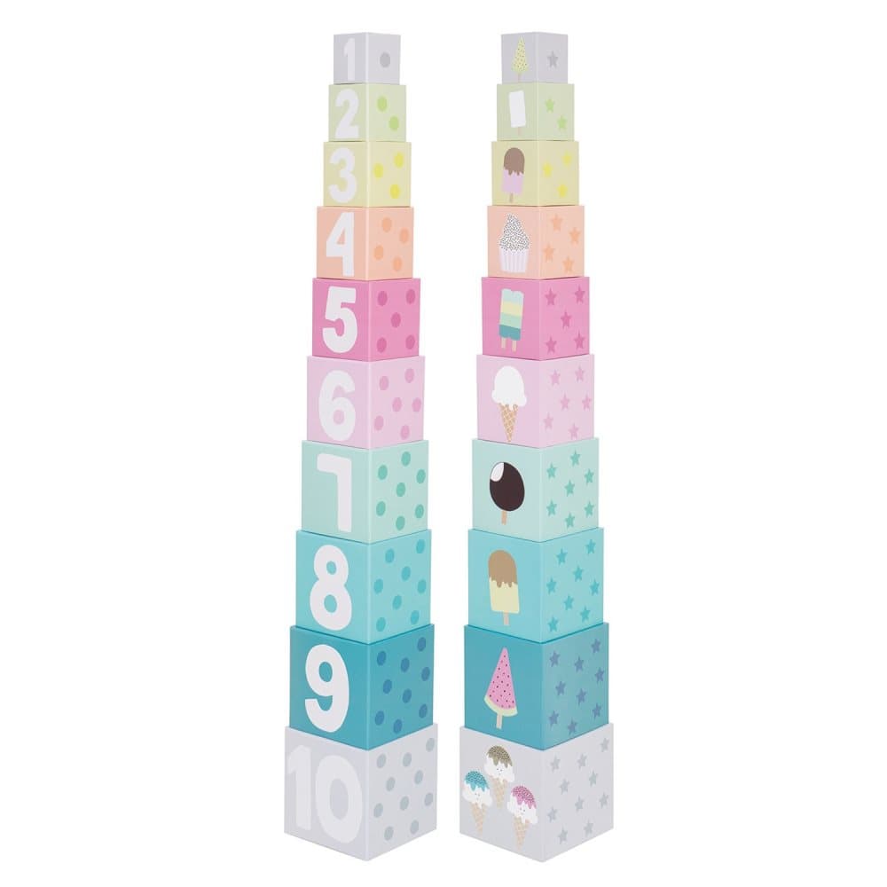 Jabadabado, Stacking cubes ice cream 1-10