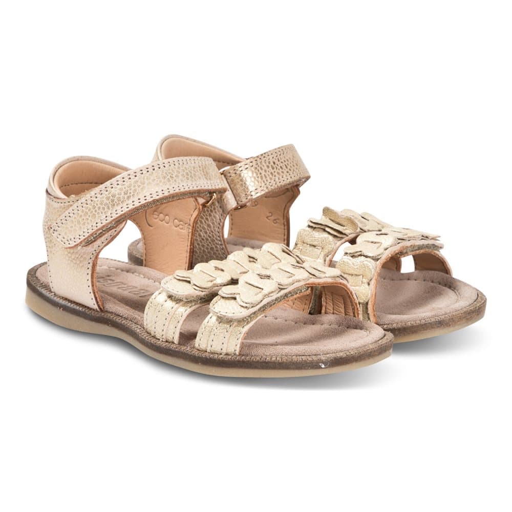 Bisgaard, Sandaler Creme Flowers