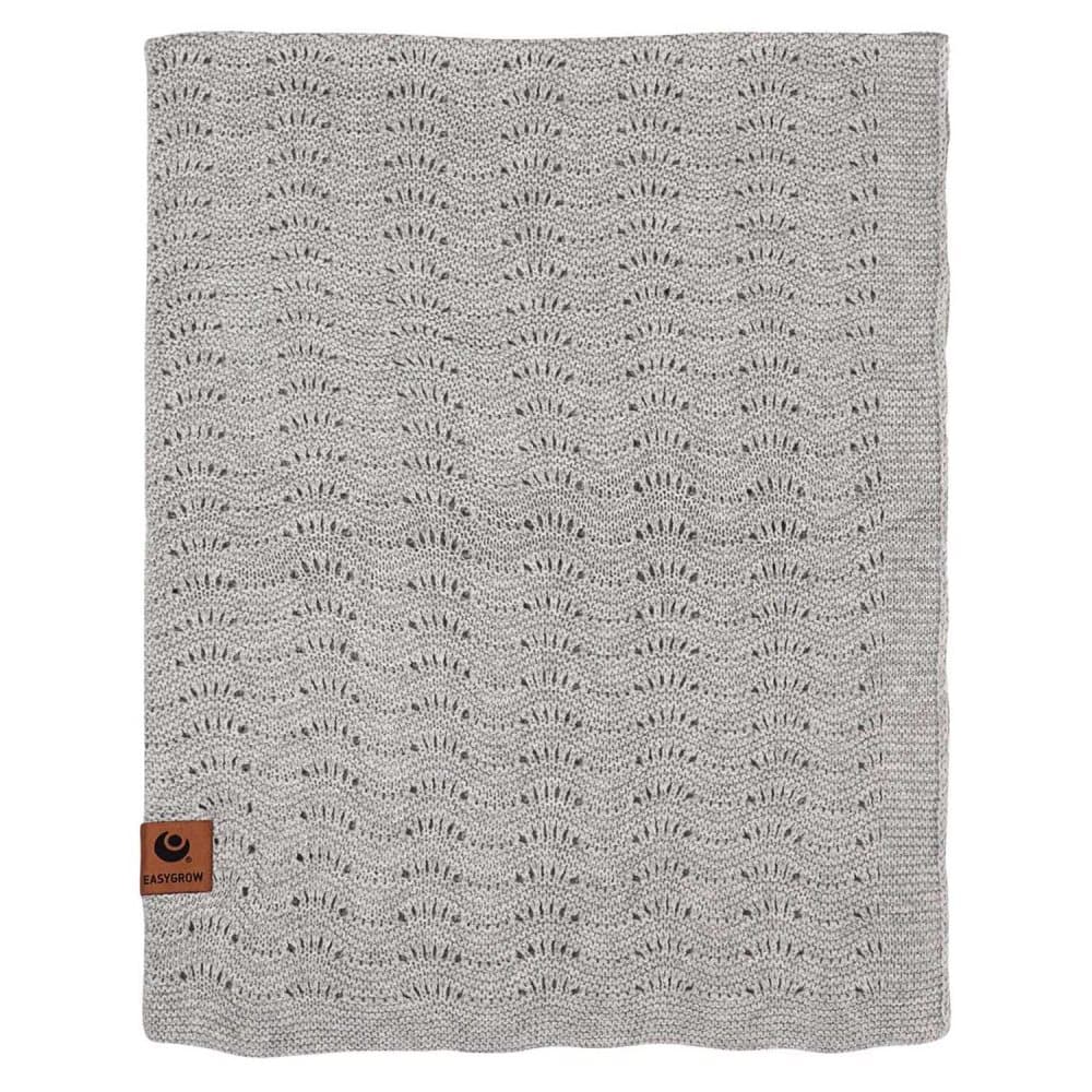 Easygrow, Grandma WAVE Blanket Grey Melange