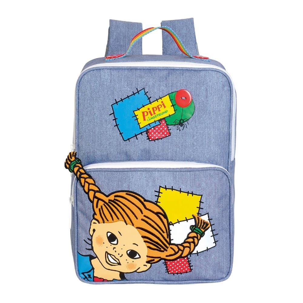 Pippi Långstrump, Denim Rygsæk Denim Blue
