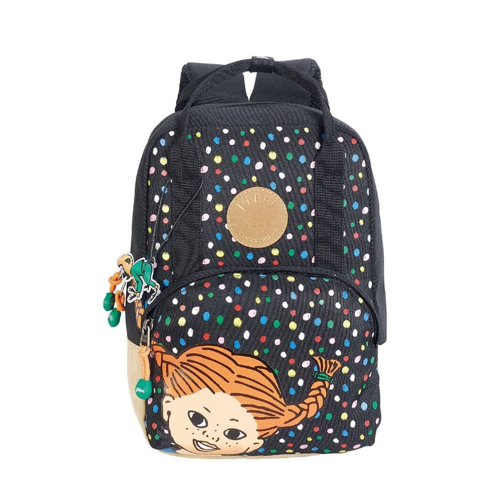 Pippi Långstrump Retro Backpack Black