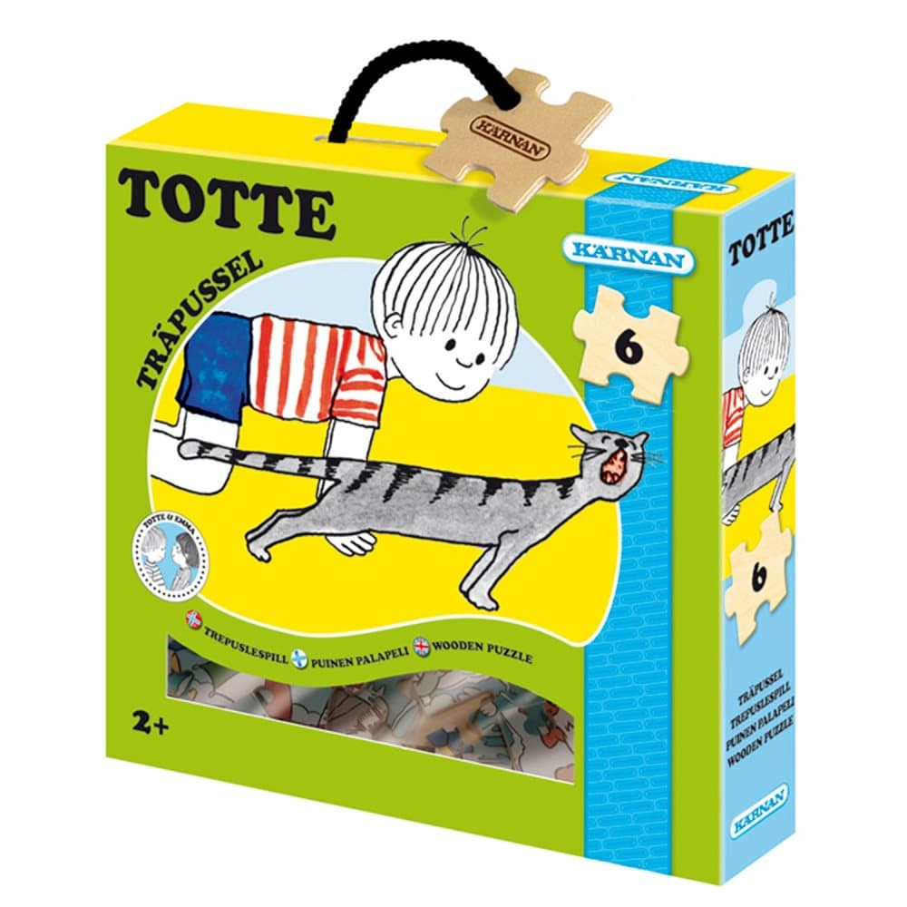 Egmont Kärnan, Kärnan, Wooden puzzle, 6pcs, Ask Totte