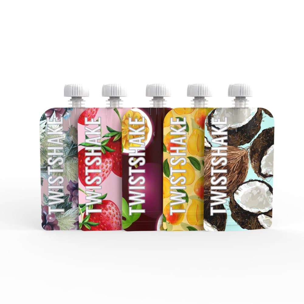 Twistshake 5x Squeeze Bag 100ml Fruit