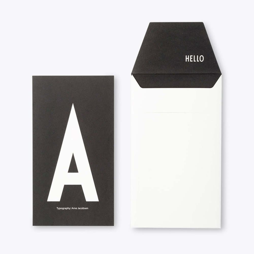 Design Letters, AJ Greeting Card A