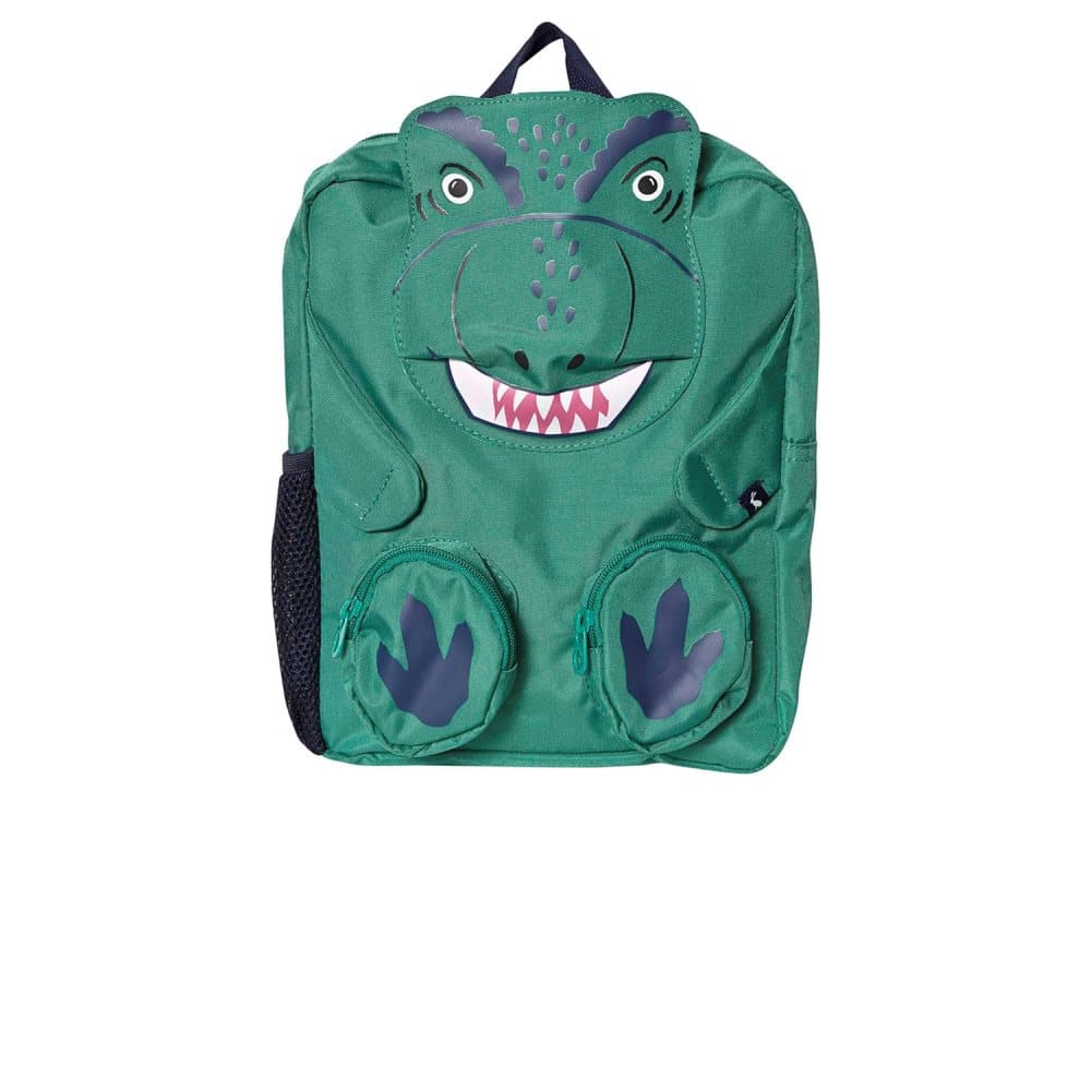 Joules, Green Dinosaur Zippyback Backpack